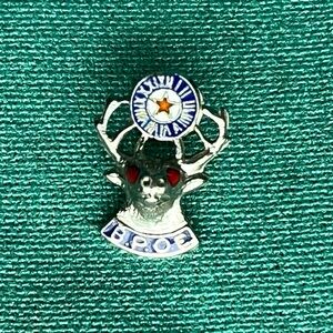 Vintage B.P.O.E. pin STERLING
